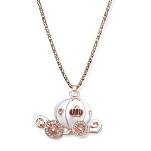 Fairytale Princess carriage sweater necklace.NWT